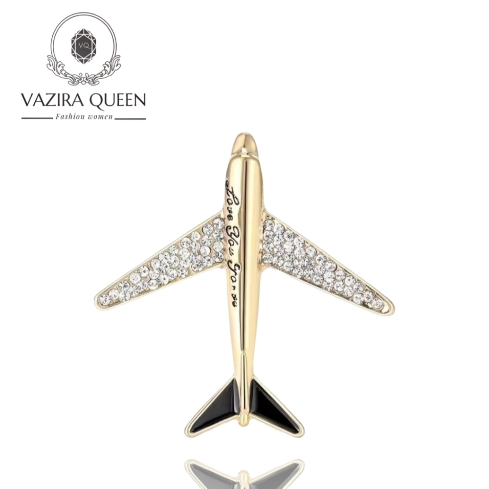 VQ Plane Brooch